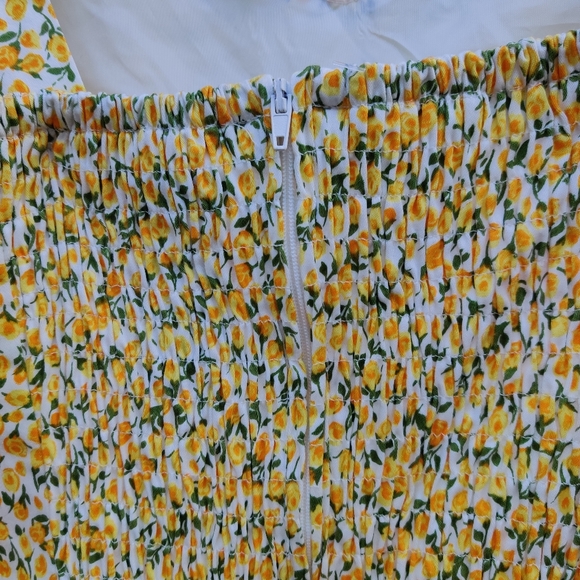 R&K Yellow Flower Summer Dress - Picture 6 of 7